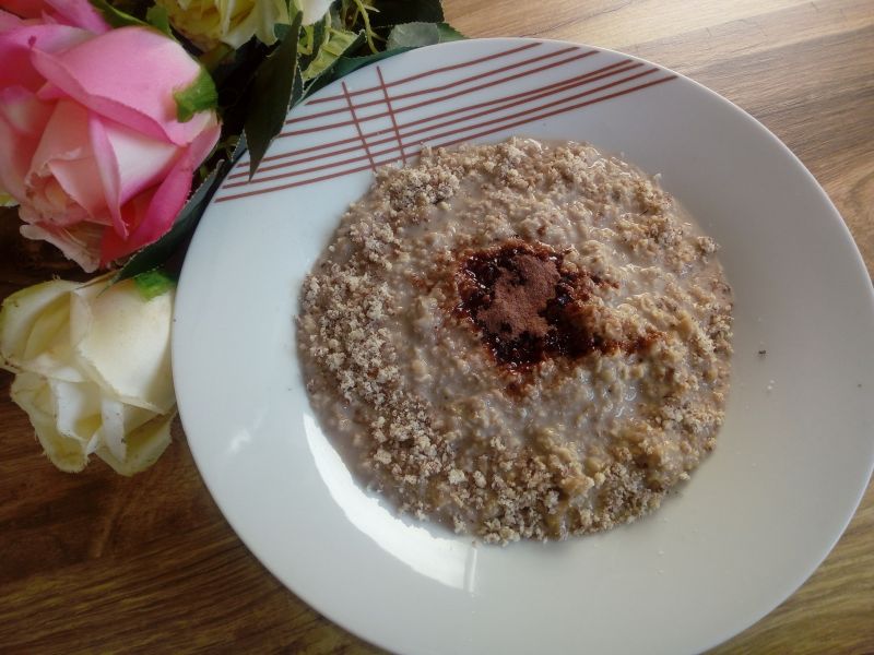 Nocna owsianka cappuccino