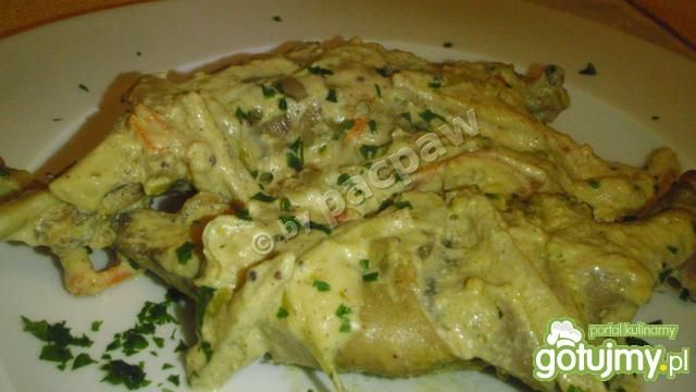 Nogi bażancie w śmietanie