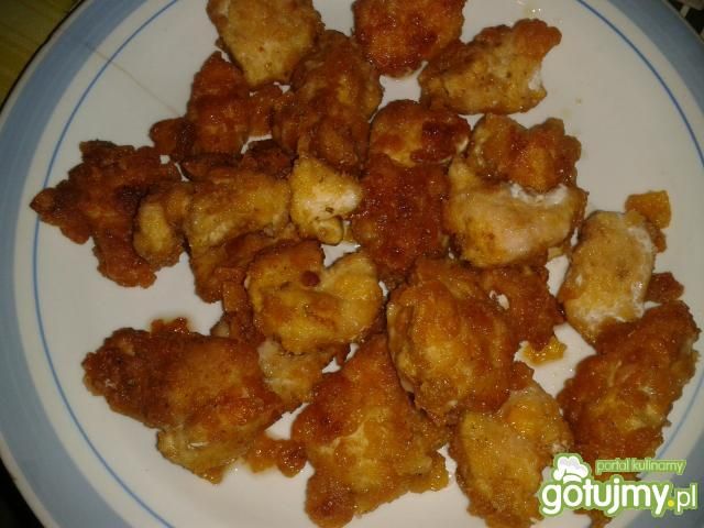 Nuggetsy w grubej miodowej panierce