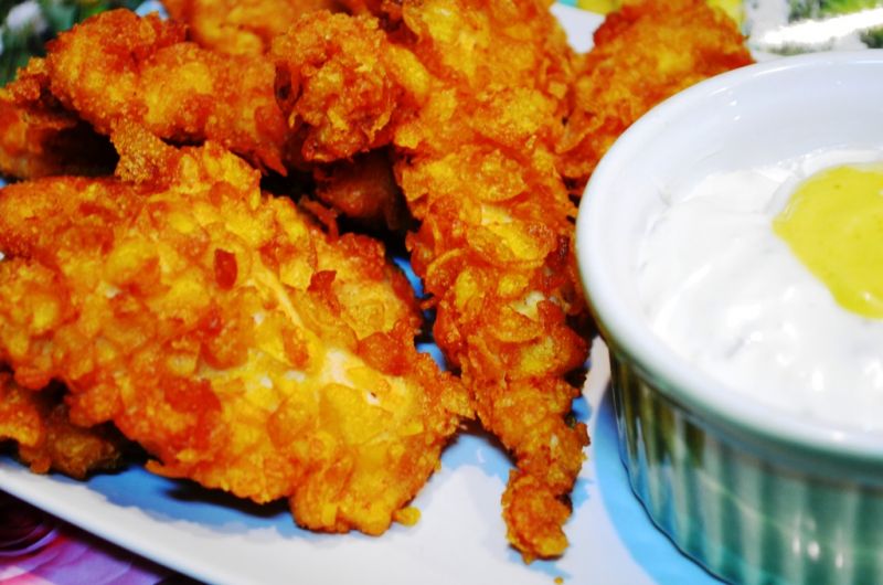 Nuggetsy z polędwiczek   Nuggetsy z polędwiczek