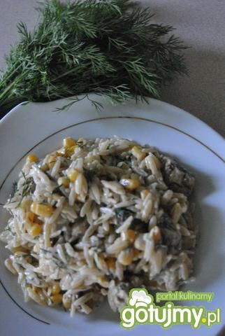 O kurczę pieczone! z koperkiem w sałatce