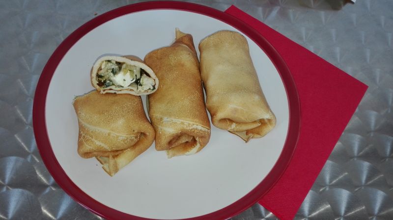 Obiad 8 Naleśniki ze szpinakiem Dieta 1200 kalorii Obiad 8 Naleśniki ze szpinakiem Dieta 1200 kalorii