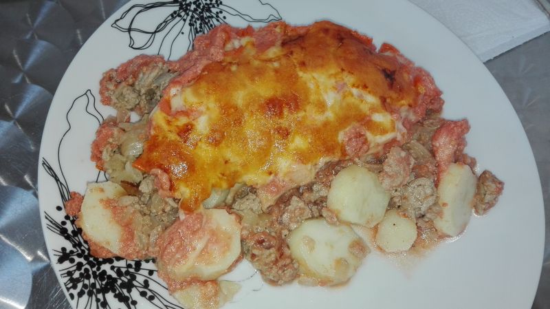 Obiad nr 4 Zapiekanka z mięsem Dieta 1200 kalorii Obiad nr 4 Zapiekanka z mięsem Dieta 1200 kalorii