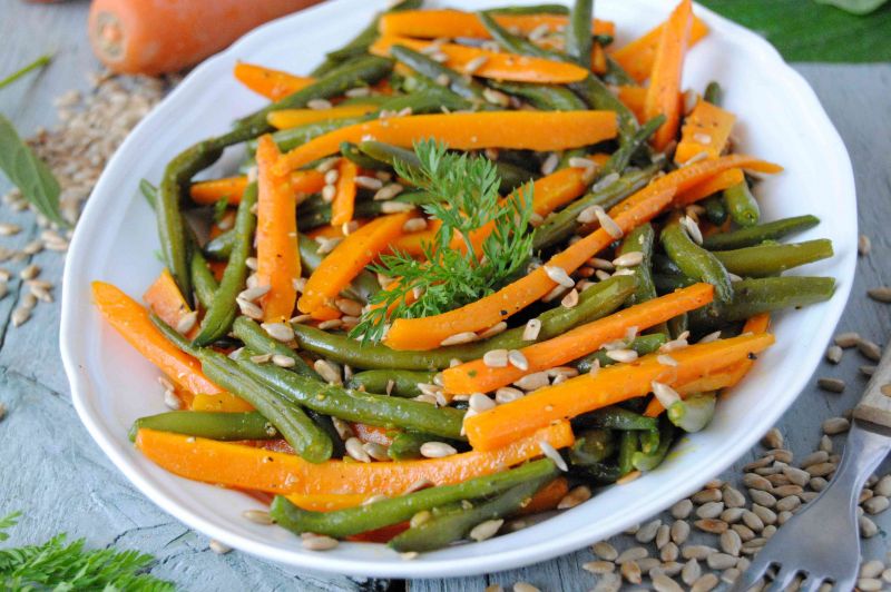Obiadowa fasolka z marchewką