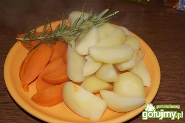 Obsmażane ziemniaki i batat