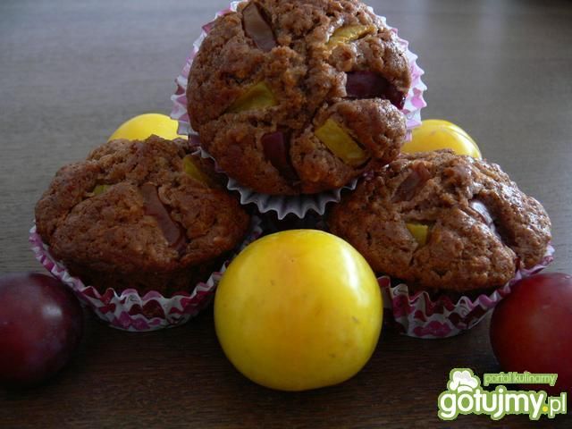 Odchudzone muffinki ze śliwką