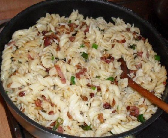 Odsmażany makaron. Odsmażany makaron.