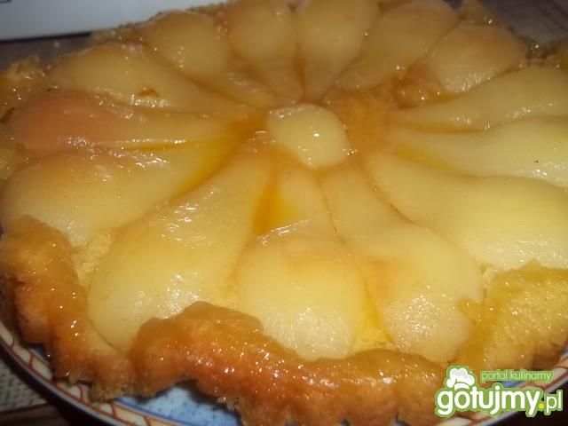 Odwrócona tarta z gruszkami Odwrócona tarta z gruszkami
