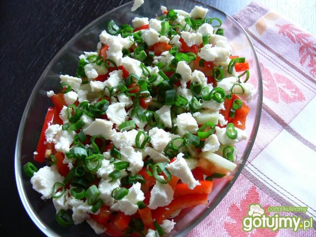 Ogórek z papryką na szybko