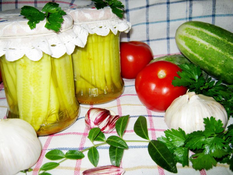 Ogórki kanapkowe z curry Ogórki kanapkowe z curry
