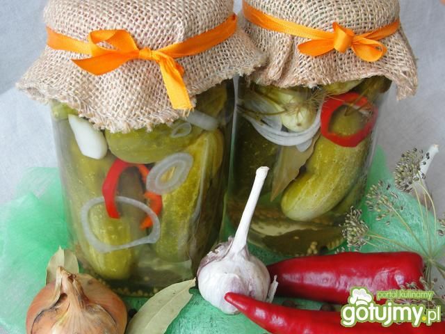 Ogórki konserwowe z chili Ogórki konserwowe z chili