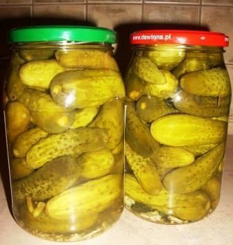 Ogórki korniszony Ogórki korniszony