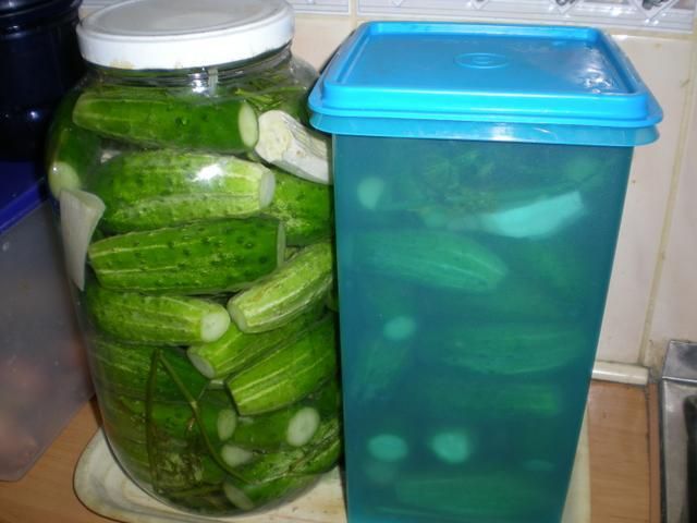 Ogórki kwaszone na szybkie zużycie Ogórki kwaszone na szybkie zużycie