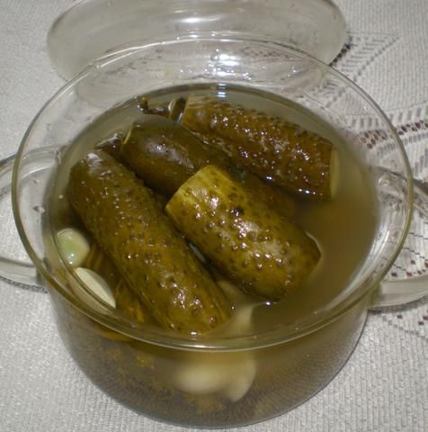 Ogórki małosolne Babcigramolki :