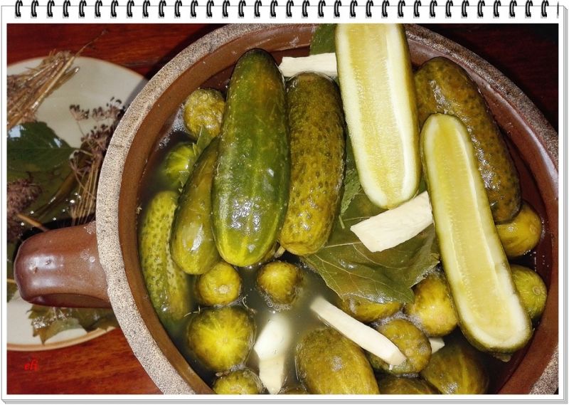 Ogórki małosolne Eli kiszone w kamionce