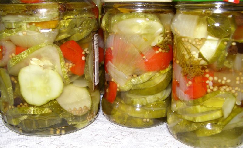 Ogórki na słodko-kwaśno lekko ostre z piekarnika