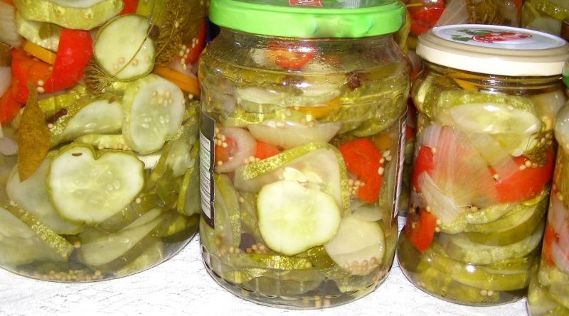 Ogórki na słodko-kwaśno lekko ostre z piekarnika