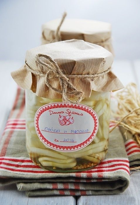 Ogórki w miodzie Ogórki w miodzie