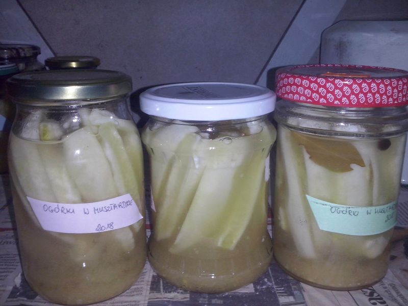 Ogórki w musztardzie