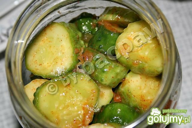 Ogórki w słodkiej zalewie chili Ogórki w słodkiej zalewie chili