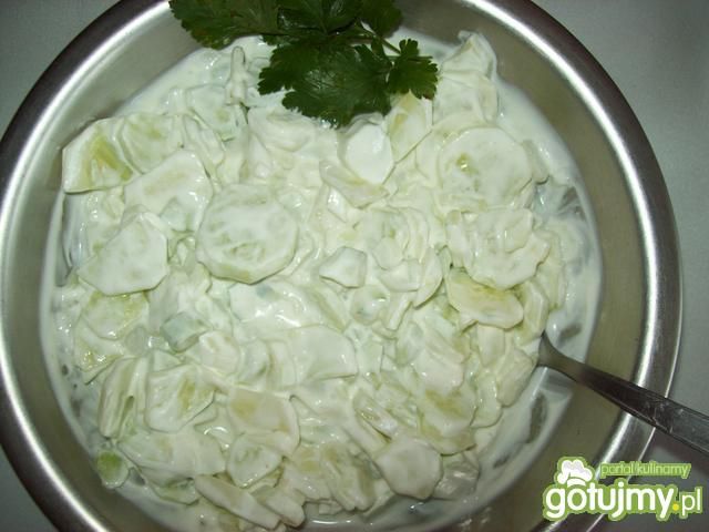 Ogórki w sosie  tzatziki