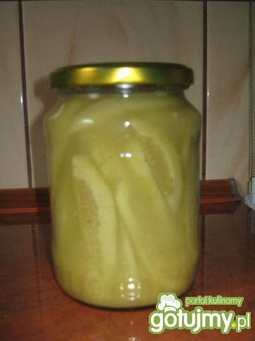 Ogórki w zalewie musztardowej