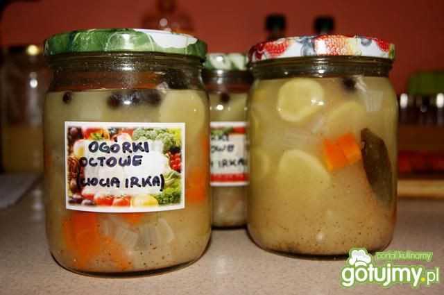 Ogórki w zalewie musztardowo-octowej Ogórki w zalewie musztardowo-octowej