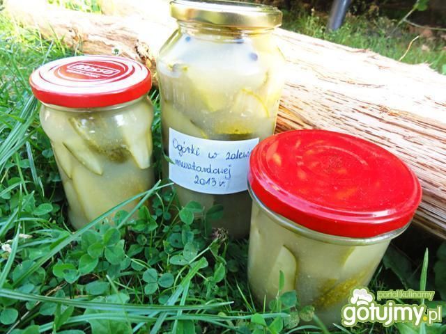 Ogórki w zalewie z musztardy sarepskiej Ogórki w zalewie z musztardy sarepskiej