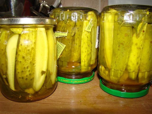 ogórki z chili  ogórki z chili