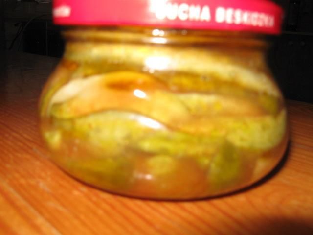 Ogórki z chili. Ogórki z chili.