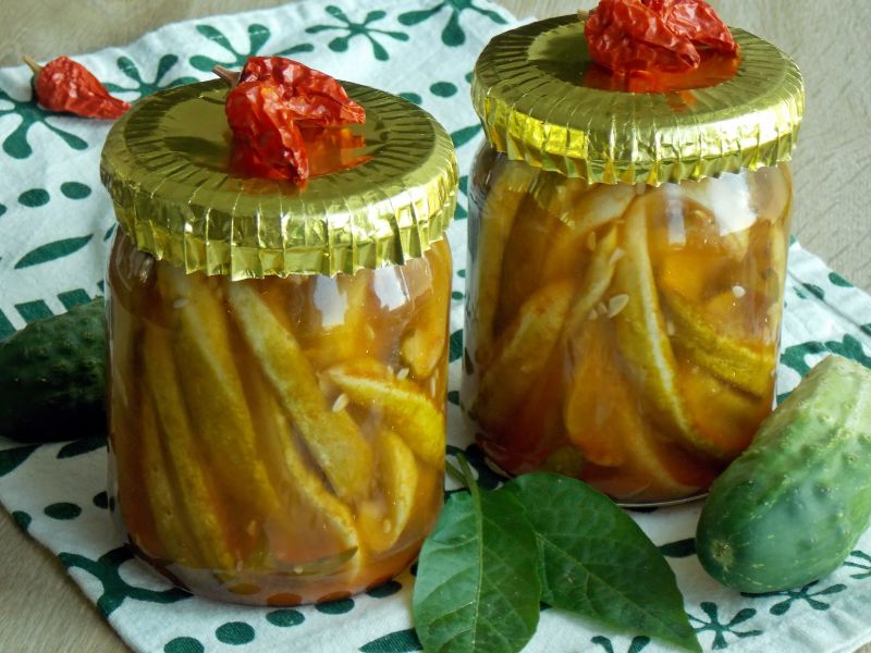 Ogórki z chilli Ogórki z chilli
