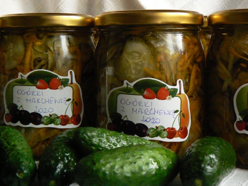 Ogórki z marchewką