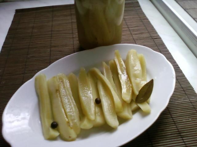 ogórki z musztardą