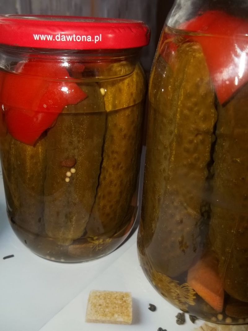 Ogórki z papryką wg Gosi Ogórki z papryką wg Gosi
