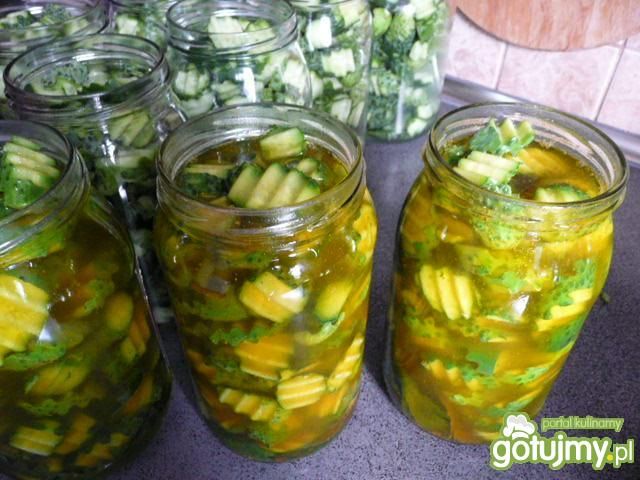 Ogórki zaprawione z curry wg Elfi Ogórki zaprawione z curry wg Elfi