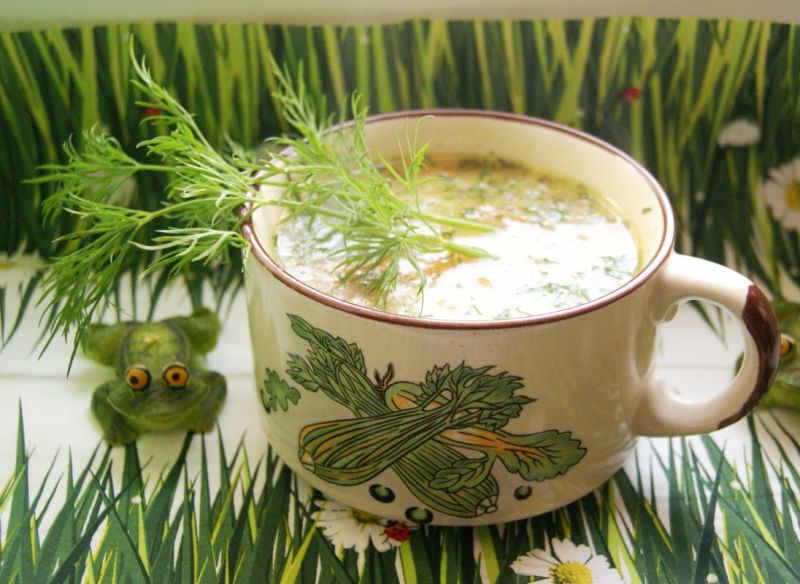 Ogórkowa na kurczaku z wodą od ogórków 