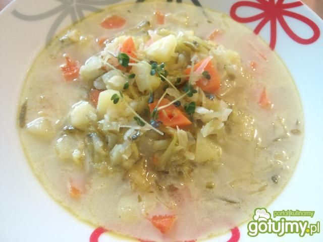 Ogórkowa z przesmażonymi ogórkami Ogórkowa z przesmażonymi ogórkami