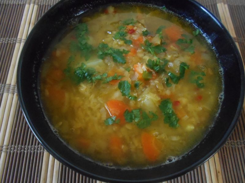 Ogórkowa z soczewicą Ogórkowa z soczewicą