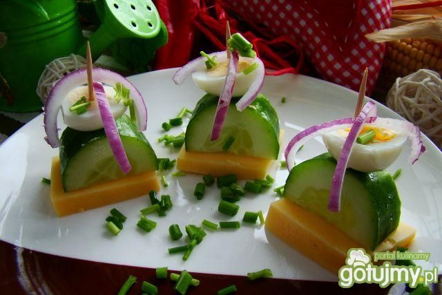 Ogórkowe koreczki 