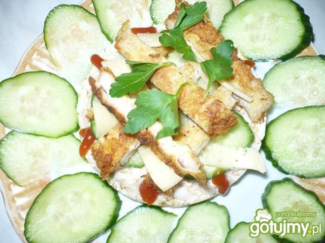 Ogórkowo ryżowa kanapeczka