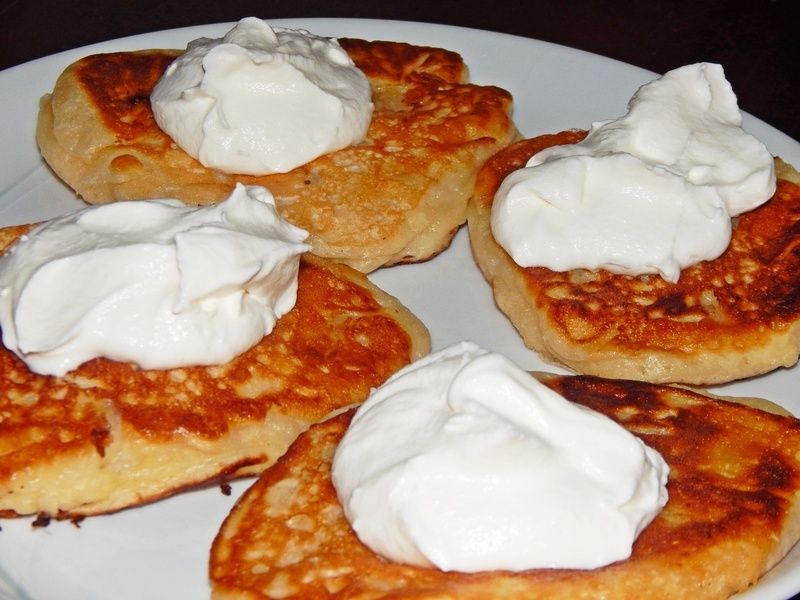 Ołatki kefirowe z gruszkami