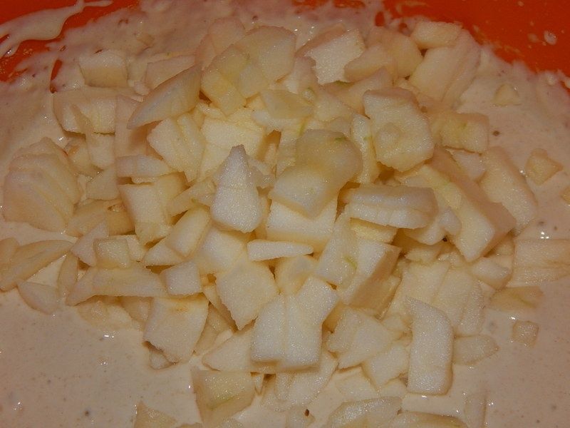 Ołatki kefirowe z gruszkami