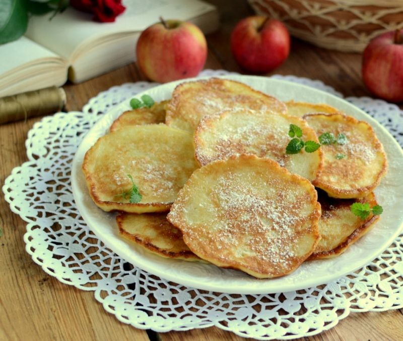 Ołatki z jabłkami