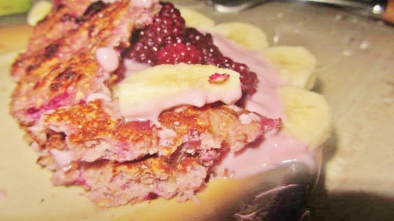 Omlecik z jeżynami Omlecik z jeżynami