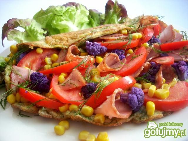 Omlet bardzo kolorowy  Omlet bardzo kolorowy