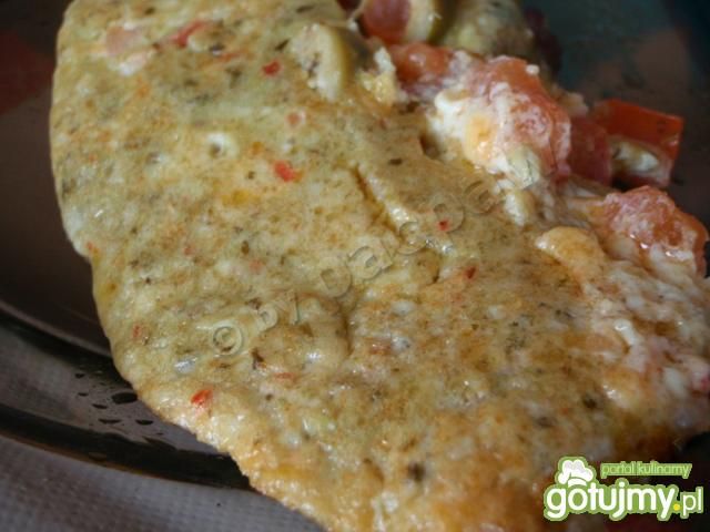 Omlet hiszpański z mieszanką  Omlet hiszpański z mieszanką