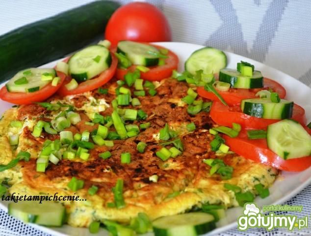 Omlet light z serkiem wiejskim