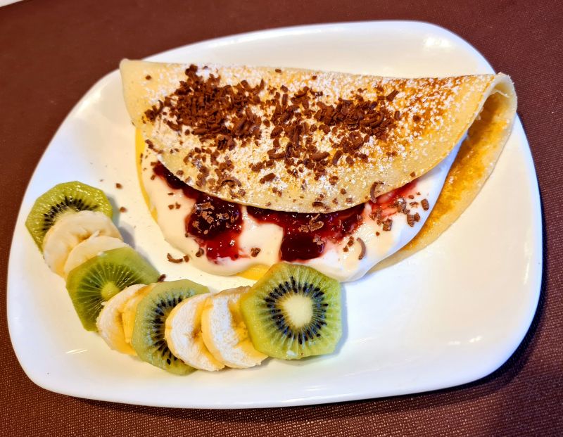 Omlet na skyrze Omlet na skyrze