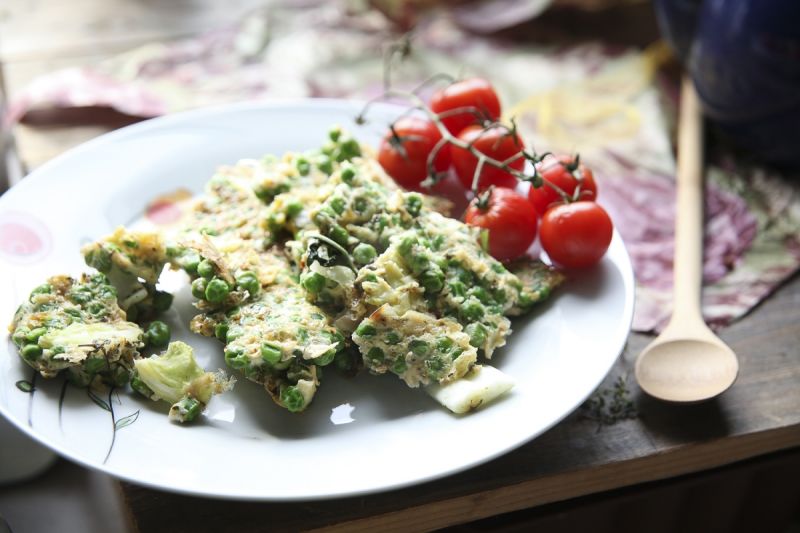 Omlet pełen zieleni Omlet pełen zieleni