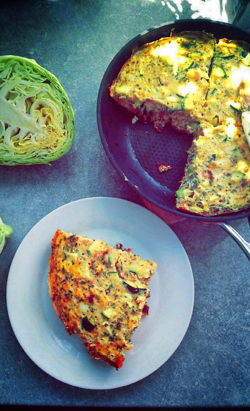 Omlet pełen zieleniny Omlet pełen zieleniny